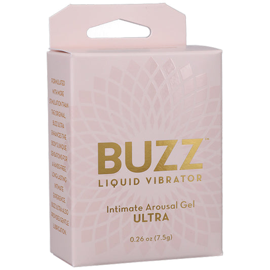 Buzz - Ultra Liquid Vibrator - Intimate Arousal Gel - 0.26 Oz.