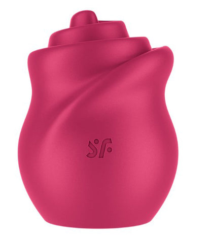 Satisfyer Tongue Twister Vibrating Tongue Vibrator - Pink