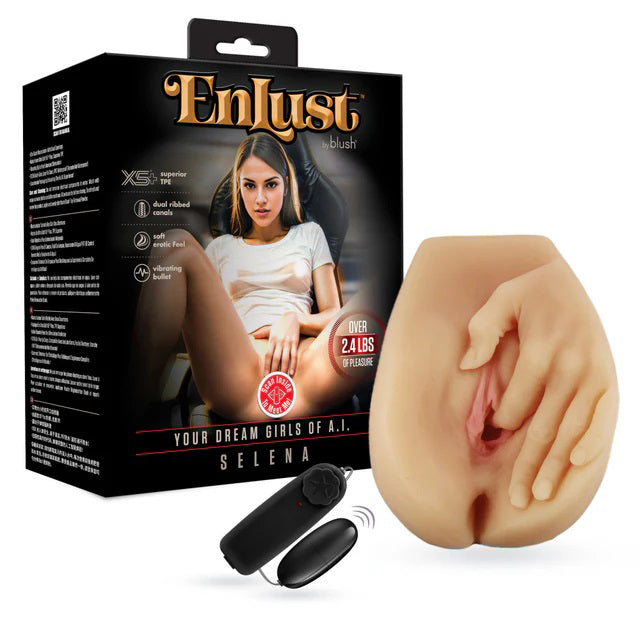 Enlust Selena Life-Sized Realistic Masturbator with Dual Openings - Beige