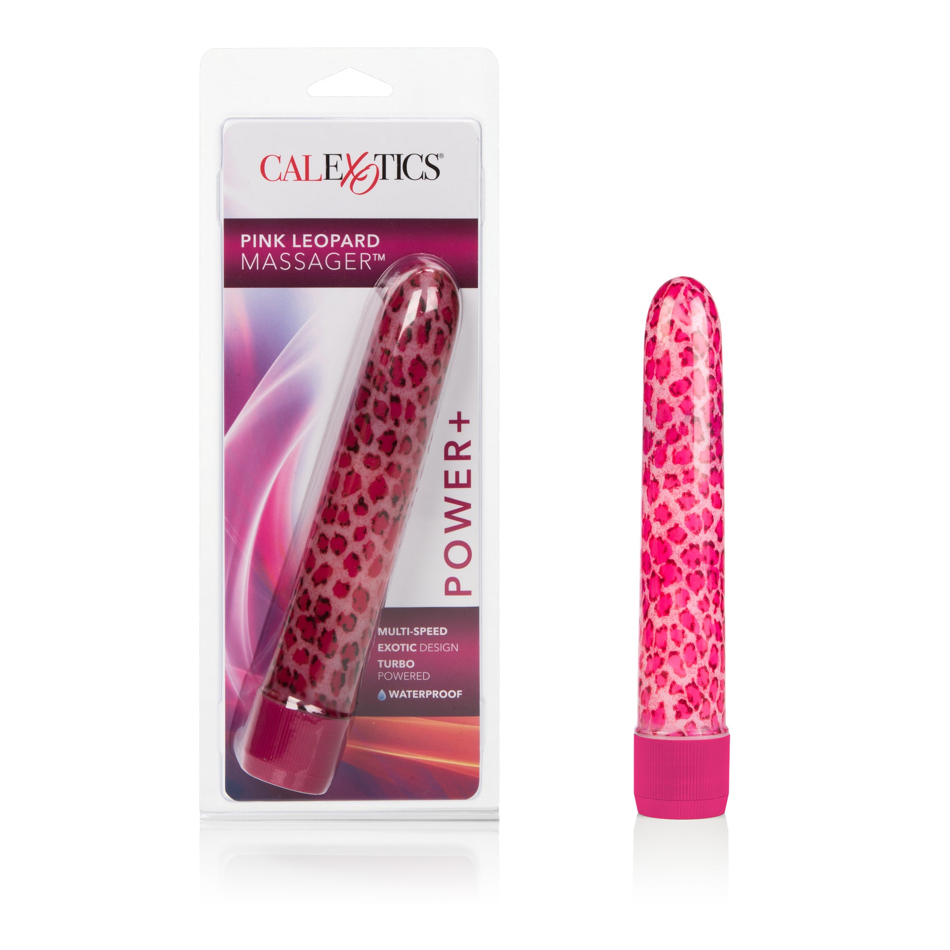 CalExotics Leopard Massager – Multi-Speed Vibrator – Pink