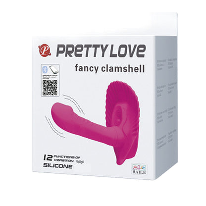 Pretty Love Fancy Clamshell G-Spot Vibrator - Pink