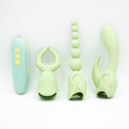 Like A Kitten Pleasure Hunter Multifunction Vibrator – Green