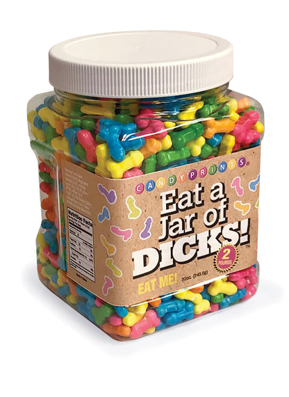 Eat a Jar of Dicks Miniature Hard Candy – Multi-Colored