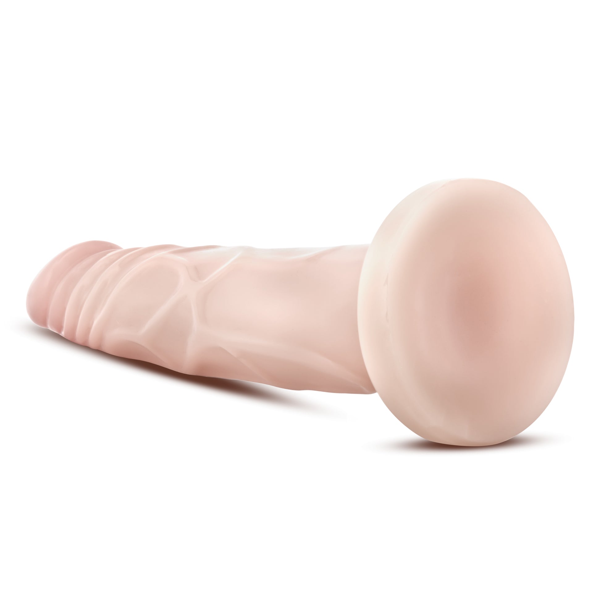 Dr. Skin Realistic Cock Basic 7.5 Dildo with Suction Cup Base - Beige