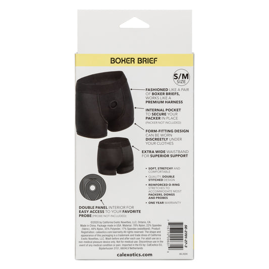 CalExotics Boundless Boxer Brief Harness – Black – Size S/M