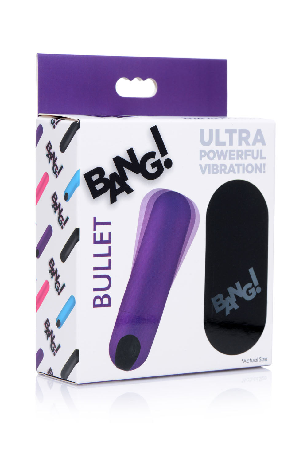 XR Brands Bang Vibrating Bullet with Remote Control – Purple