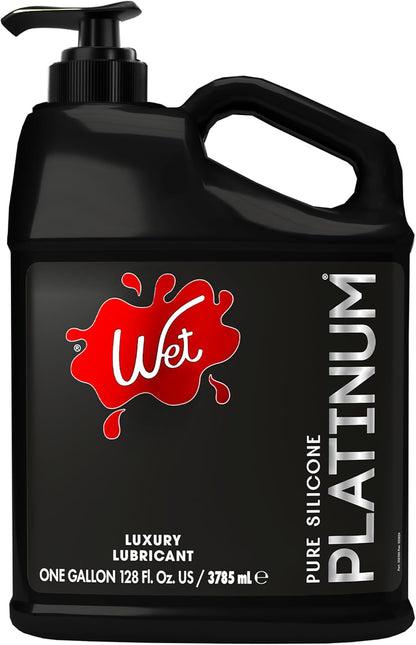 Wet Platinum Silicone-Based Personal Lubricant 128 fl oz
