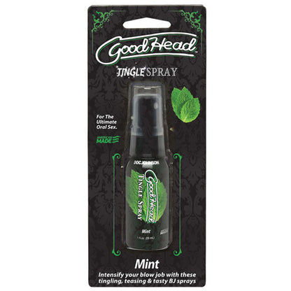 Doc Johnson Goodhead Tingle Spray – Mint Flavor – 1 Fl. Oz.