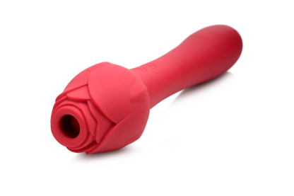 Bloomgasm Sweet Heart Rose 5x Suction Rose and 10x Vibrator - Pink
