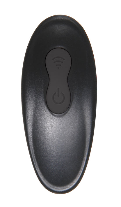 Playboy Pleasure Triple Play Cock Ring with Remote Control - Black