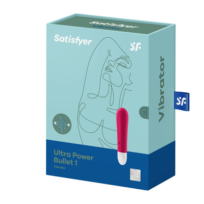 Satisfyer Ultra Power Bullet 1 – Mini Vibrator for Clitoral Stimulation – Red