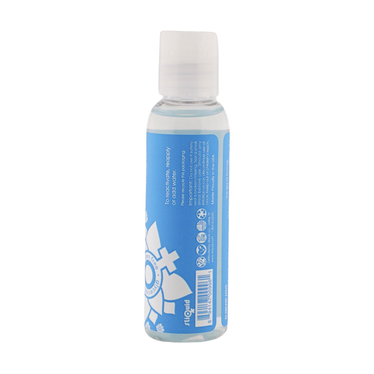 Sliquid Naturals H2O Personal Lubricant – Water-Based, 2.0 Fl Oz
