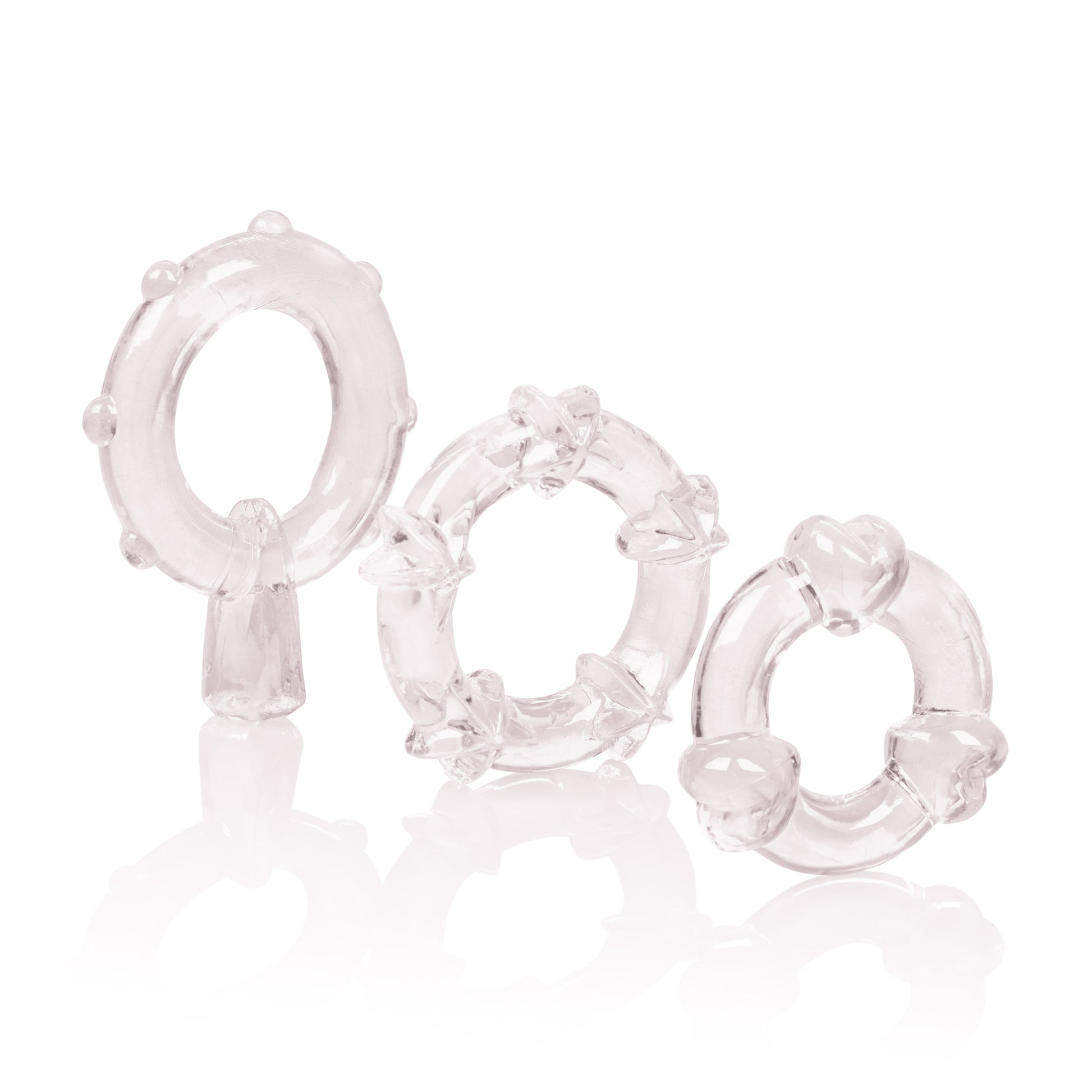 CalExotics Magic C-Rings Erection Enhancement Rings – Clear