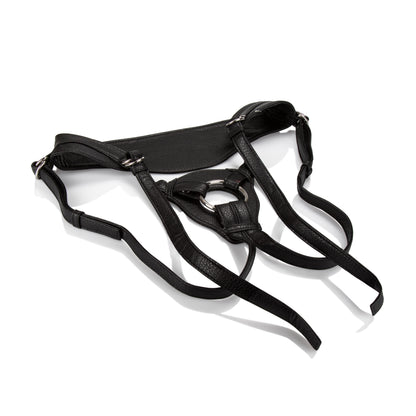 CalExotics The Queen Premium Harness with Back Support – Black