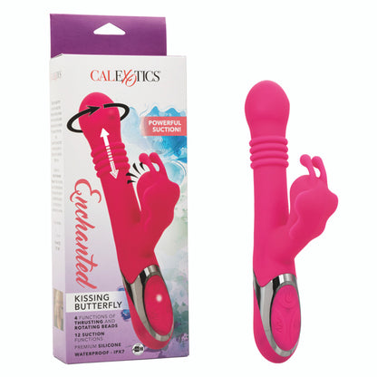 CalExotics Enchanted Kissing Butterfly Dual Stimulator – Pink
