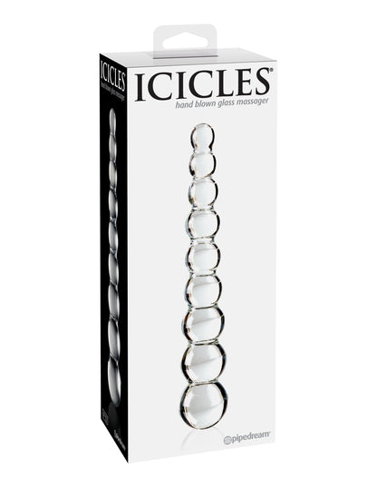 Pipedream Icicles No. 2 Glass Massager – Clear