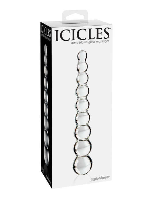 Pipedream Icicles No. 2 Glass Massager – Clear
