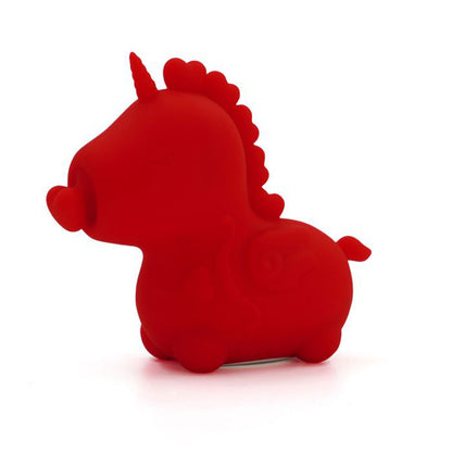 Unihorn Cupid Heart Nosed Vibrator - Red - Multi-Function