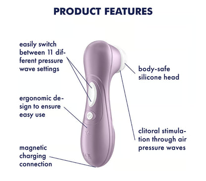 Satisfyer Pro 2 Generation 2 Air Pulse Stimulator - Purple