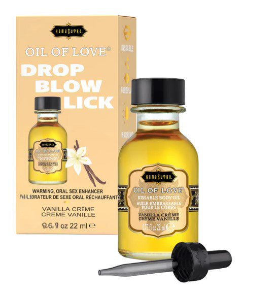 Kama Sutra Oil of Love - Vanilla Creme - Foreplay Oil - 0.75 Fl. Oz.