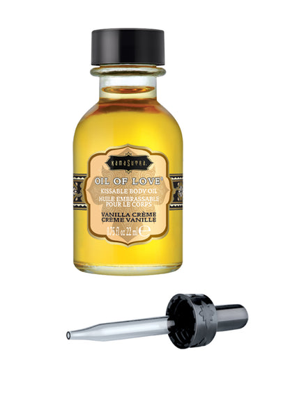 Kama Sutra Oil of Love - Vanilla Creme - Foreplay Oil - 0.75 Fl. Oz.