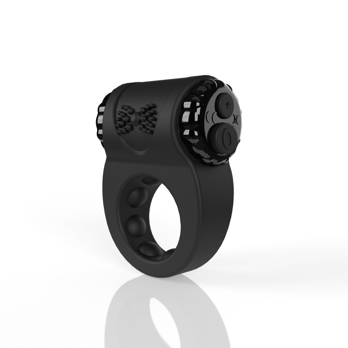 Screaming O Big O Ritz Rechargeable Vibe Ring - Multi-Speed Waterproof - Black