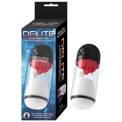 Nasstoys Delite Masturbator with Tongue Action - White