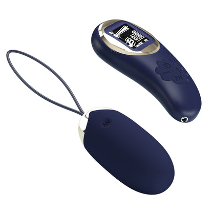 Pretty Love Mina Vibrating Remote Control Egg – Blue