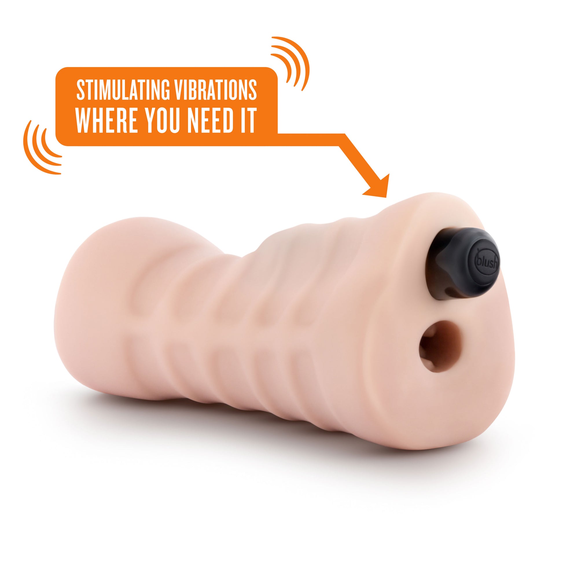Enlust Ayumi Vibrating Stroker - Beige - Realistic Design