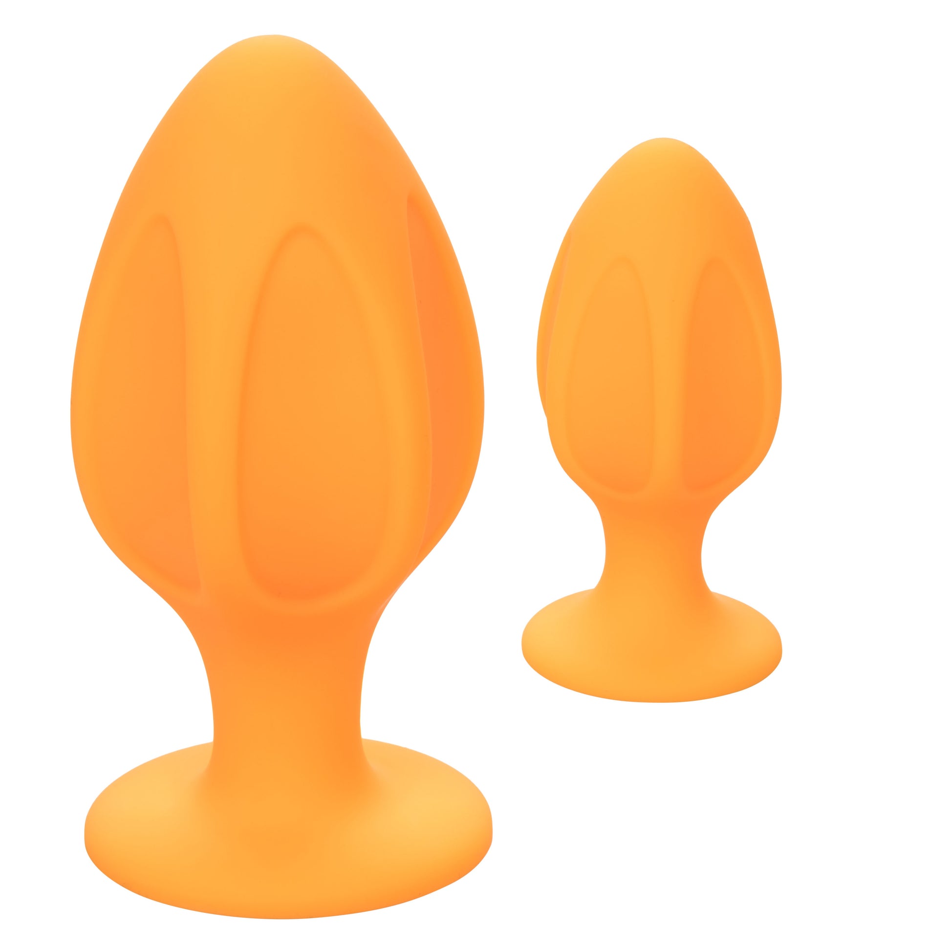 CalExotics Cheeky Anal Plug Set – Waterproof Silicone – Orange