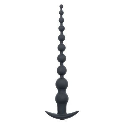 CalExotics Rechargeable X-10 Power Beads – Black – Anal Beads with 10 Vibration Speeds