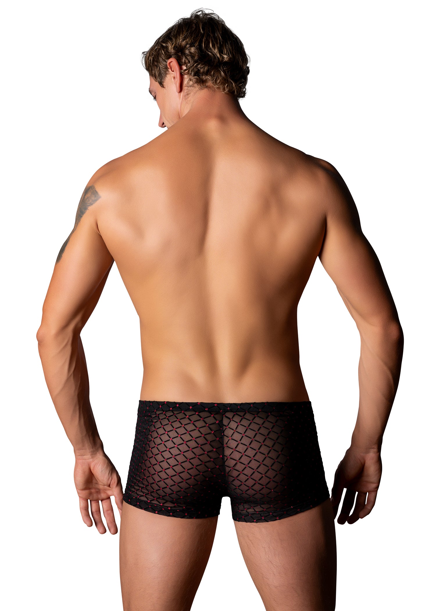 Male Power Widow Maker Mini Pouch Short - Large - Black