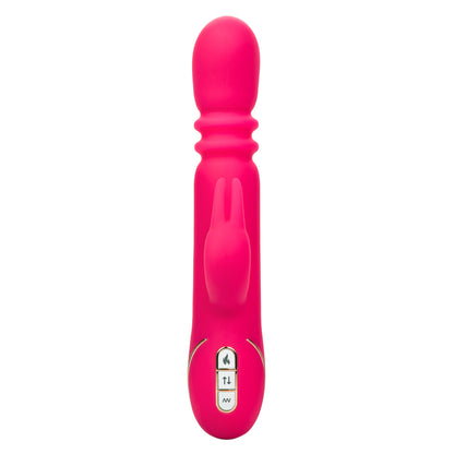 Jack Rabbit Signature Heated Silicone Triple Fantasy Rabbit – Pink