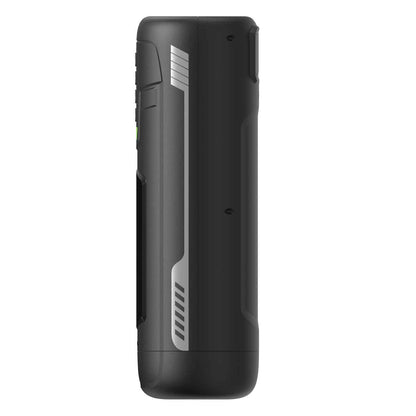 M for Men Master Blaster Automatic Male Masturbator with Vibrating and Warming Features - Black