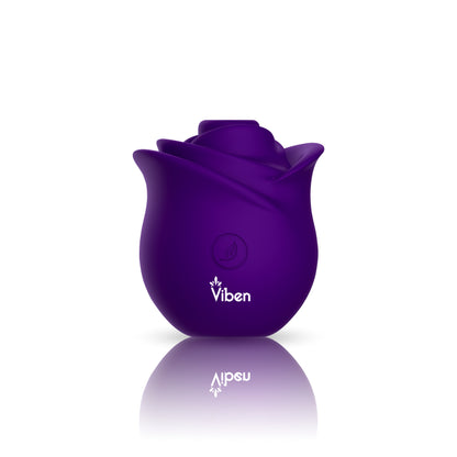 Viben Zen Rose Handheld Nipple and Clitoral Stimulator – Purple