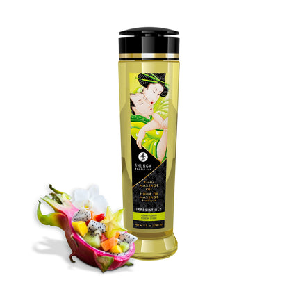 Shunga Irresistible Erotic Massage Oil - 8 Fl. Oz. - Asian Fusion