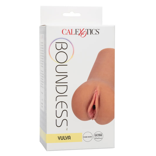 CalExotics Boundless Vulva Stroker – Brown – Closed Ended