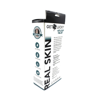 Real Skin 12 Dual Layer Dildo - Realistic Beige