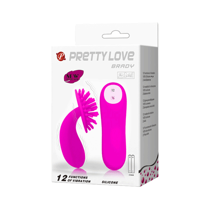 Pretty Love Brady Wand Massager with 12 Vibration Functions - Pink