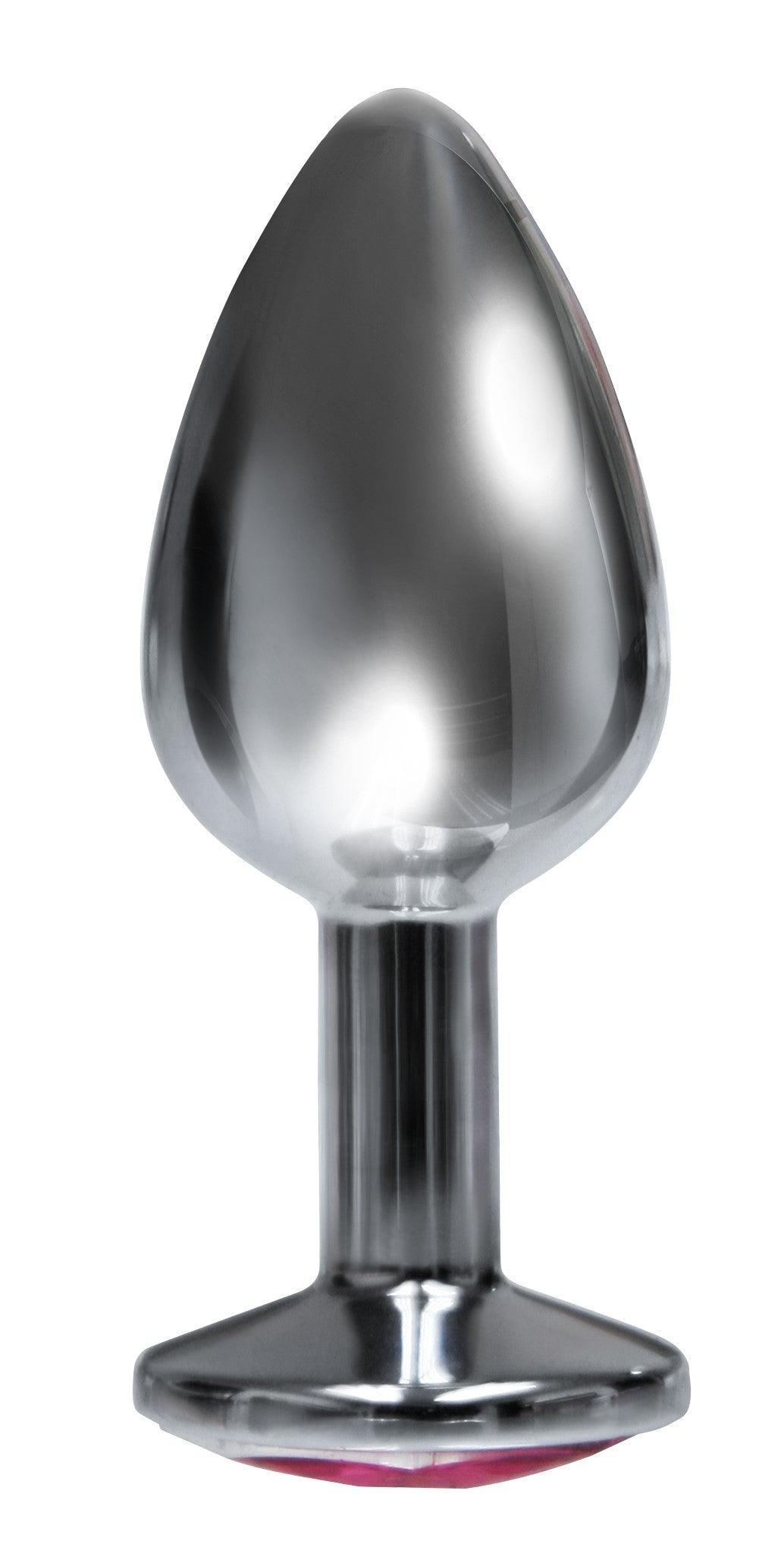 Icon Brands The 9's Silver Starter Bejeweled Stainless Steel Plug - Pink