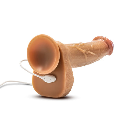 Dr. Phillips 8.5 Inch Thrusting Dildo with Remote Control - Tan