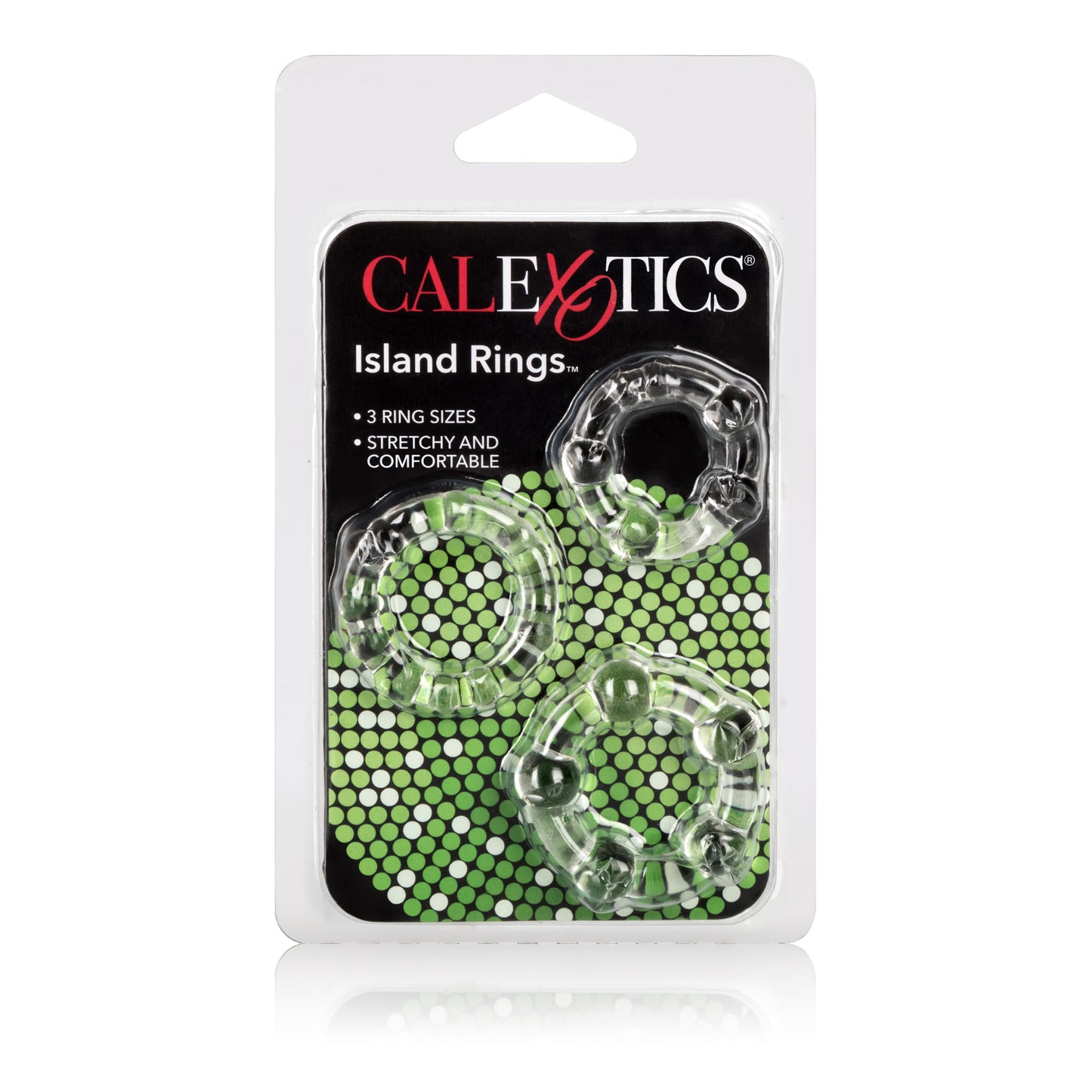 CalExotics Island Rings Beaded Rings – Clear – Waterproof