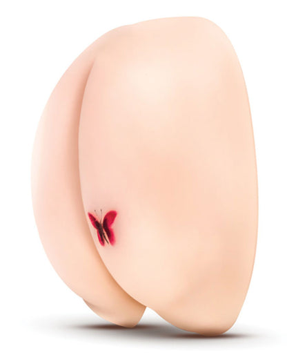 Blush Vibrating Moaning Rear Ecstasy – Multi-Speed Vibrating Stroker – Beige