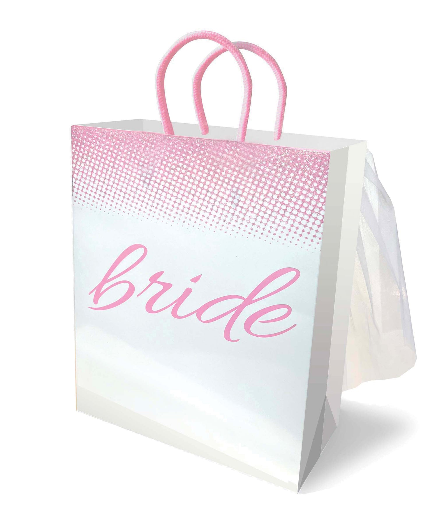 Little Genie Bride Gift Bag with Veil – Elegant White Design