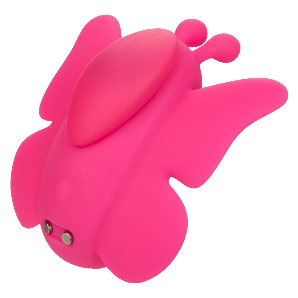 CalExotics Neon Vibes The Flutter Vibe - Pink - Multi-Function Waterproof Panty Vibe