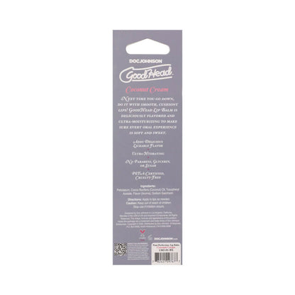 Goodhead Pout Perfection Lip Balm - Coconut Cream - 0.50oz