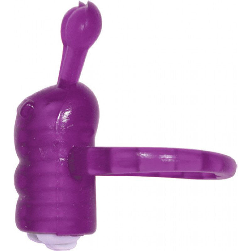 Horny Honey Vibro Ring Coochy Caterpillar – Vibrating Cock Ring – Magenta