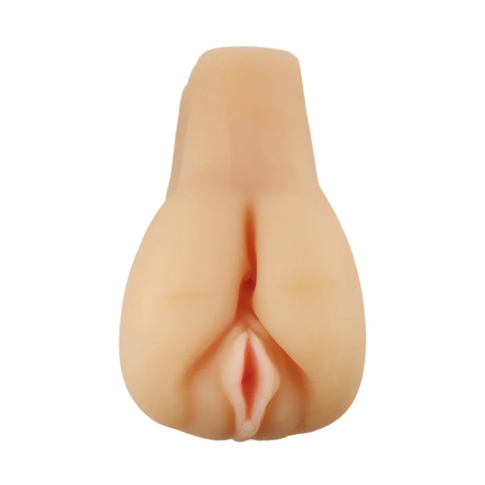 Enlust Jordyn Realistic Dual-Opening Masturbator with Vibrating Bullet – Beige