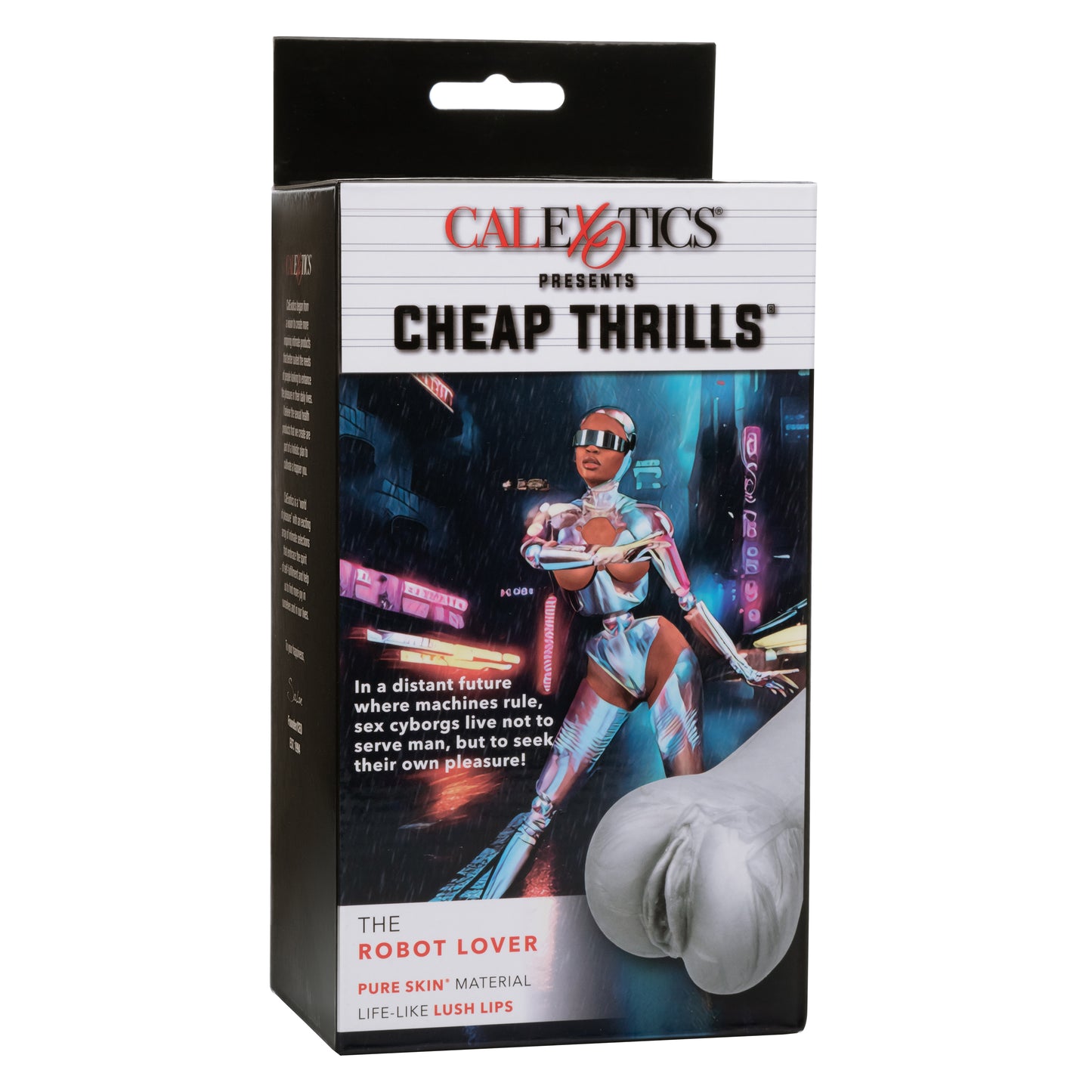 Cheap Thrills The Robot Lover Masturbator – Silver – Ultra-Soft with Superior Suction