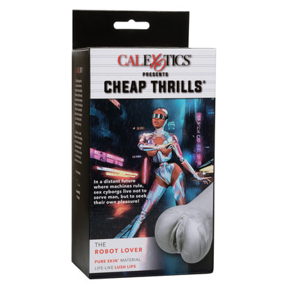 Cheap Thrills The Robot Lover Masturbator – Silver – Ultra-Soft with Superior Suction
